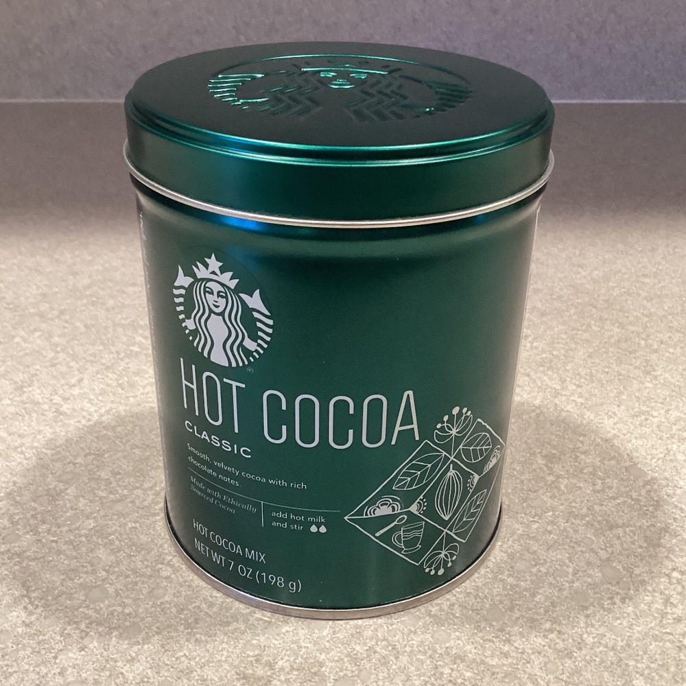 $3 Bundled * Starbucks Green Hot Cocoa Tin